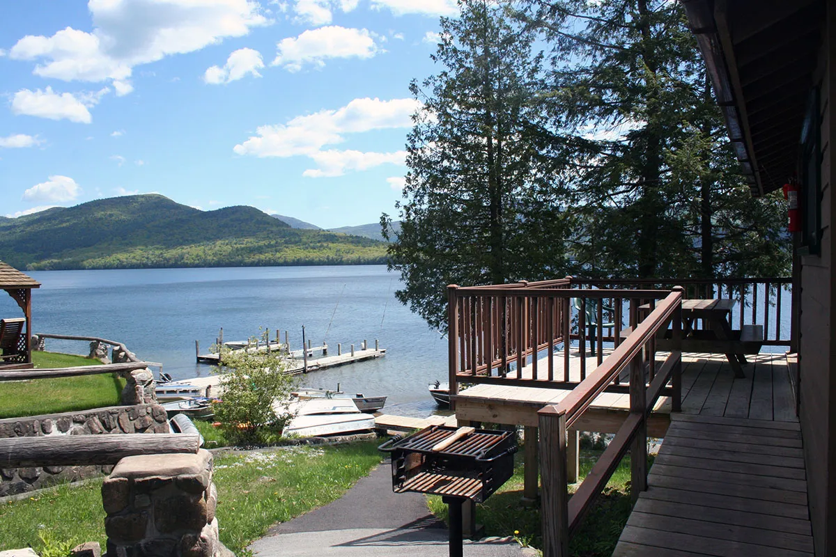 View from outside of Cottage A