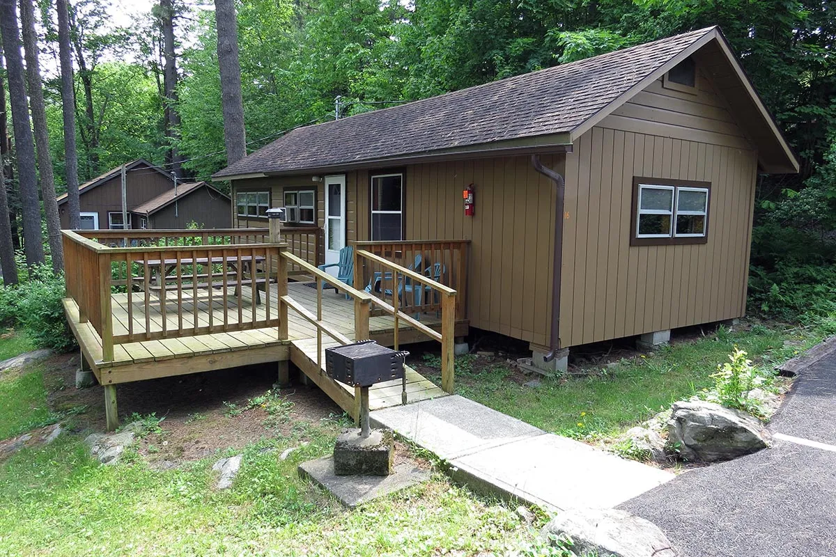 Cottage #16. Sleeps up to 7 people with use of sofa.
