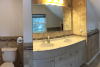 Large upstairs bathroom with shower & deep whirlpool tub.